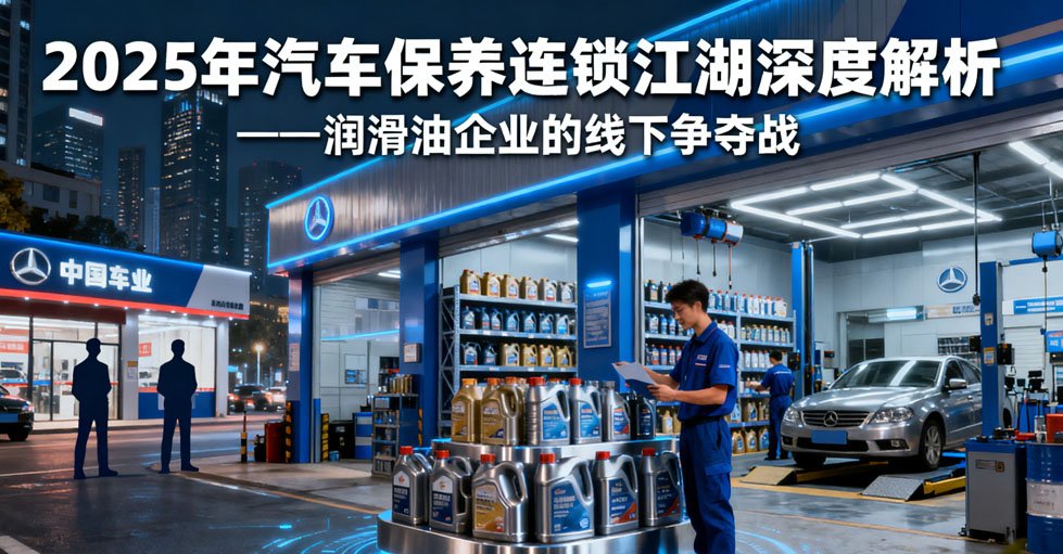 2025年汽车保养连锁江湖深度解析--润滑油企业的线下争夺战